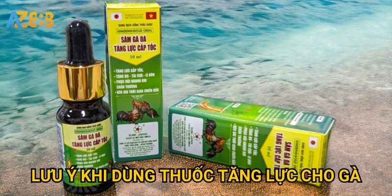 Thuốc tăng lực gà đá Azbet88 có an toàn và hiệu quả không? 3 Lưu ý khi dùng thuốc tăng lực cho gà